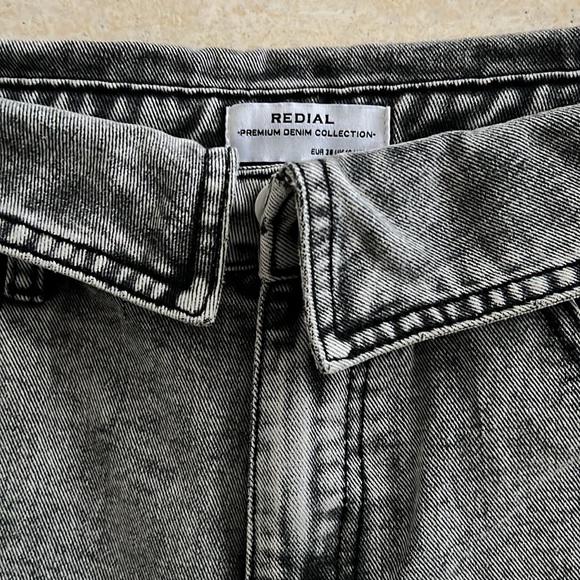 REDIAL Fold Over Mom Jean, Size UK 38/US S - Picture 2 of 3